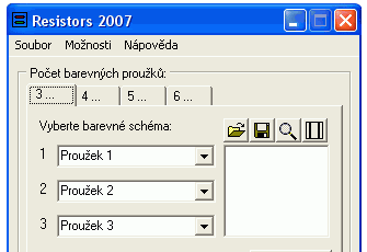 Nhled aplikace: Resistors 2007 v 1.0